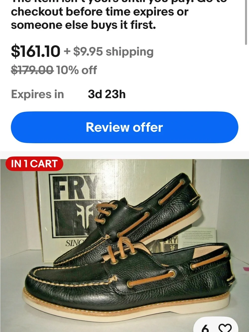 FRYE Mens Size US 10 Sully Boat Green Brown Leather Loafers Slip On Shoes